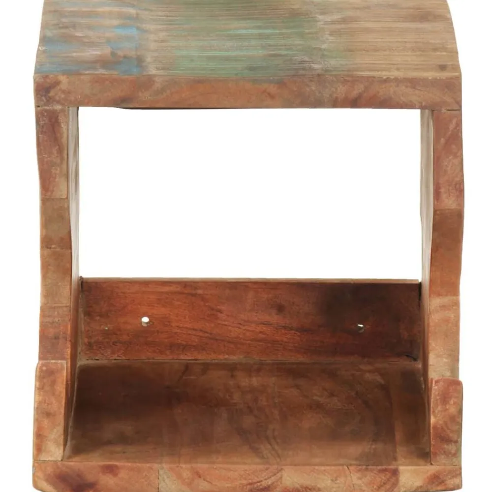 vidaXL Piezas Y Accesorios Para Vehículos-Soporte para bicicletas de pared 35x25x25 cm madera reciclada