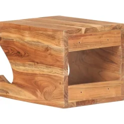 vidaXL Soporte para bicicletas de pared madera de acacia 35x25x25 cm Outlet
