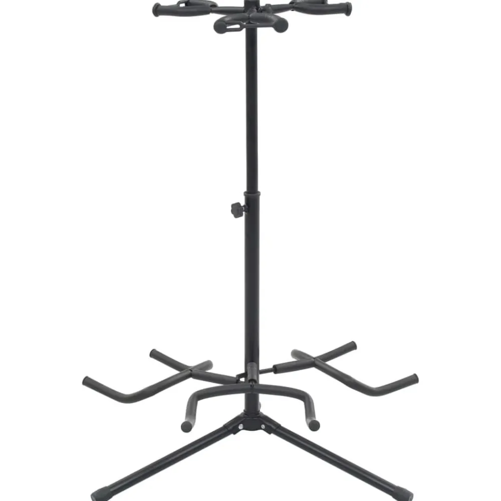 vidaXL Soporte para guitarra de acero negro Clearance
