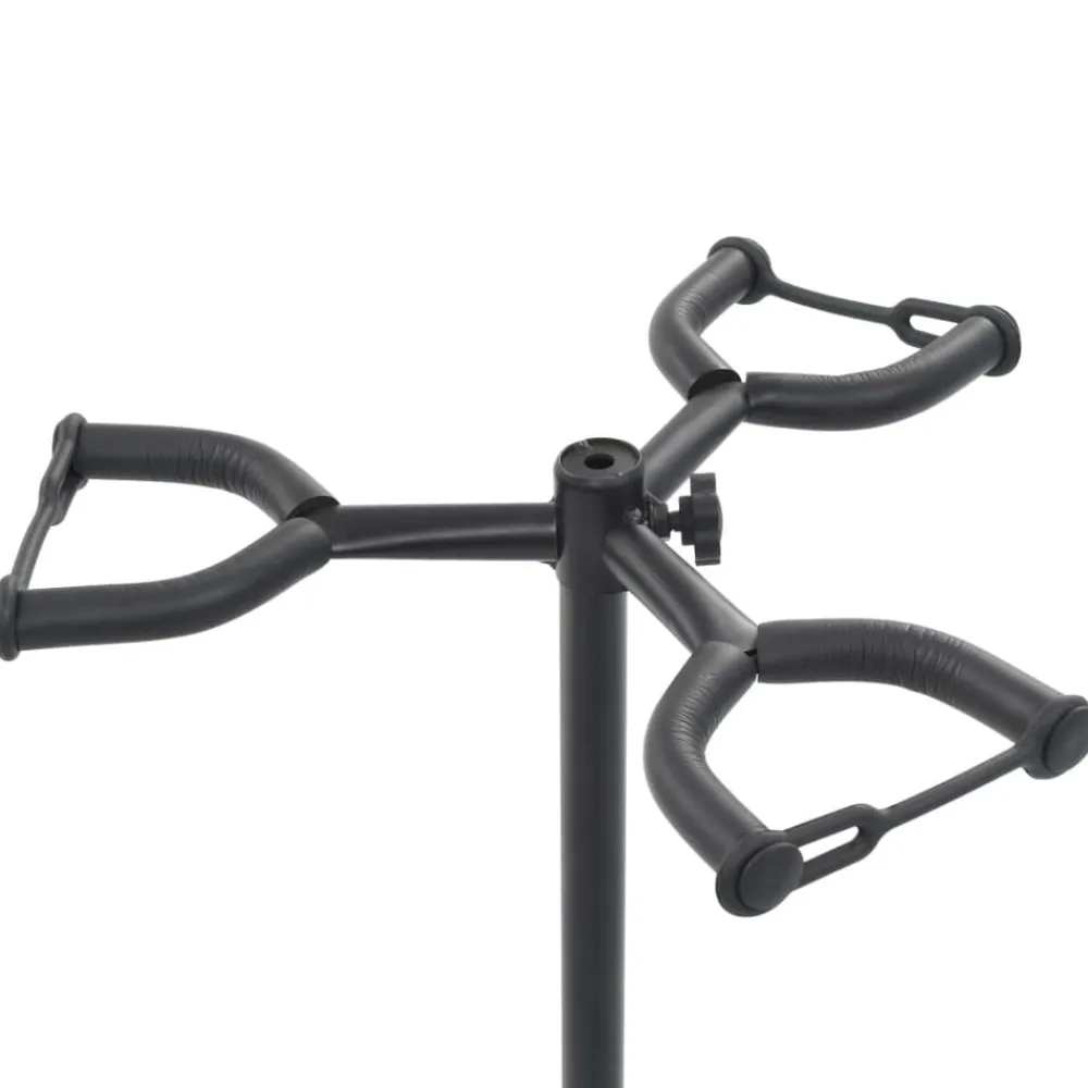 vidaXL Soporte para guitarra de acero negro Clearance