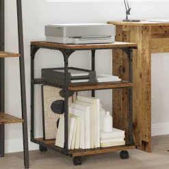 vidaXL Soporte para Impresora 43 x 48 x 64 cm Madera vieja Online