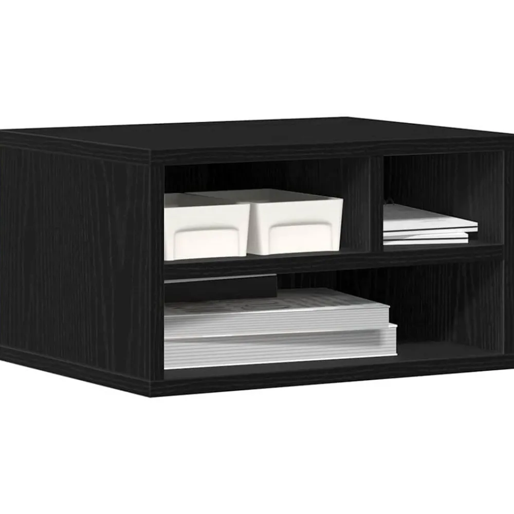 vidaXL Soporte para Impresora 40 x 32 x 22,5 cm Roble negro Clearance