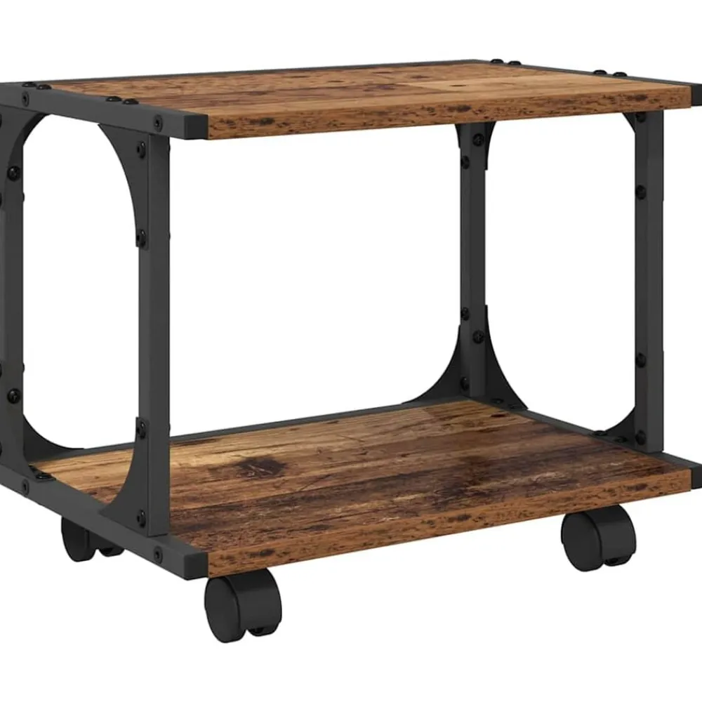 vidaXL Electrónica-Soporte para Impresora 41 x 28 x 33.5 cm
