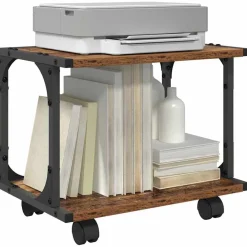 vidaXL Electrónica-Soporte para Impresora 41 x 28 x 33.5 cm