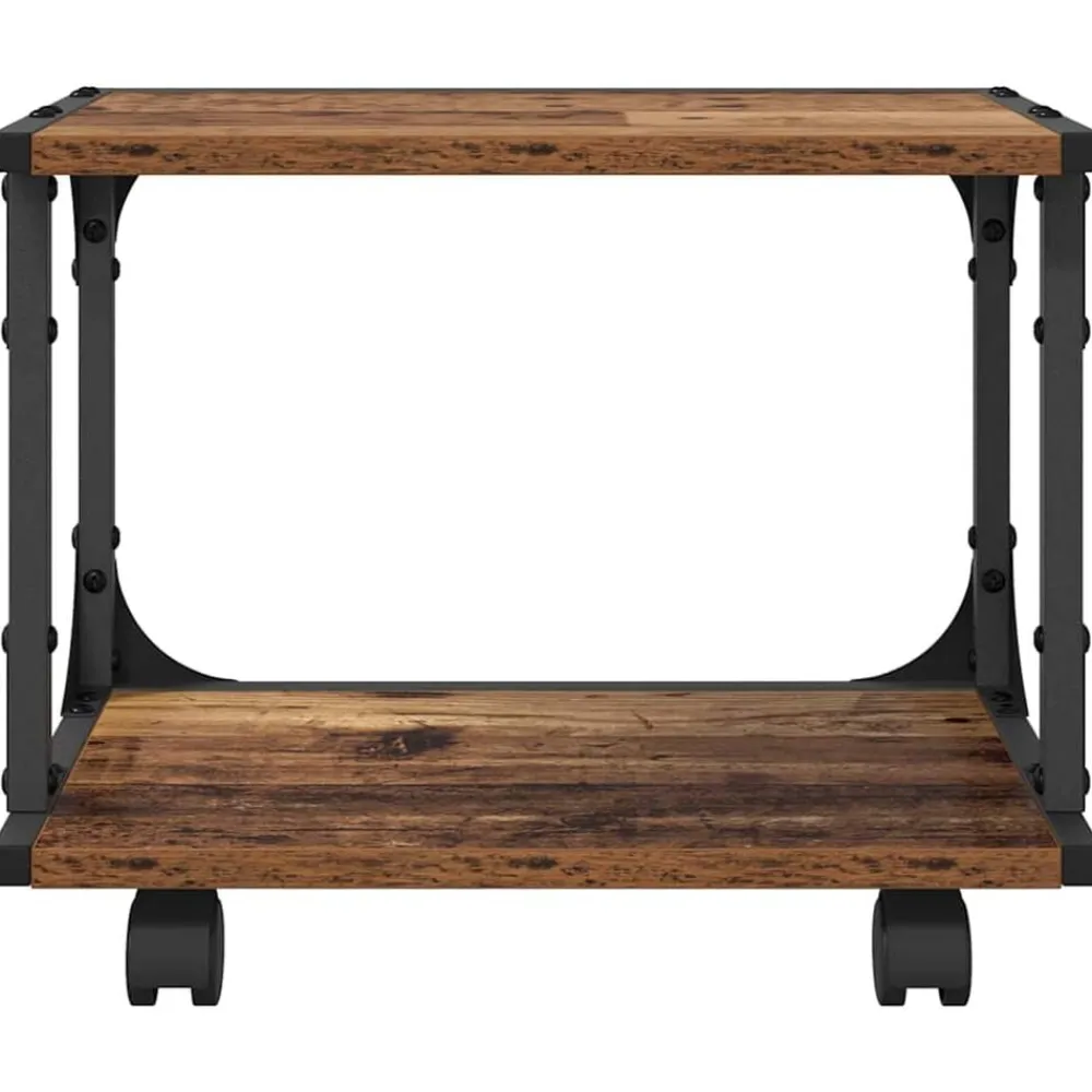vidaXL Electrónica-Soporte para Impresora 41 x 28 x 33.5 cm