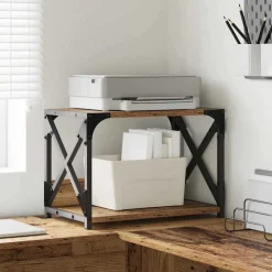 vidaXL Electrónica-Soporte para Impresora 44 x 26 x 31.5 cm