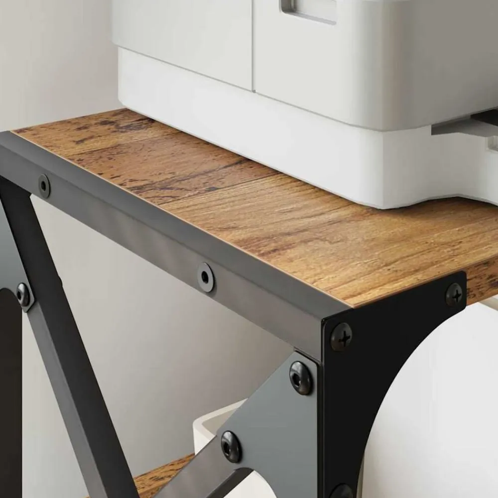 vidaXL Electrónica-Soporte para Impresora 44 x 26 x 31.5 cm