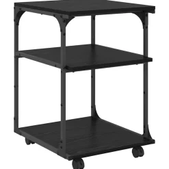 vidaXL Soporte para Impresora 43 x 48 x 64 cm Roble negro Hot