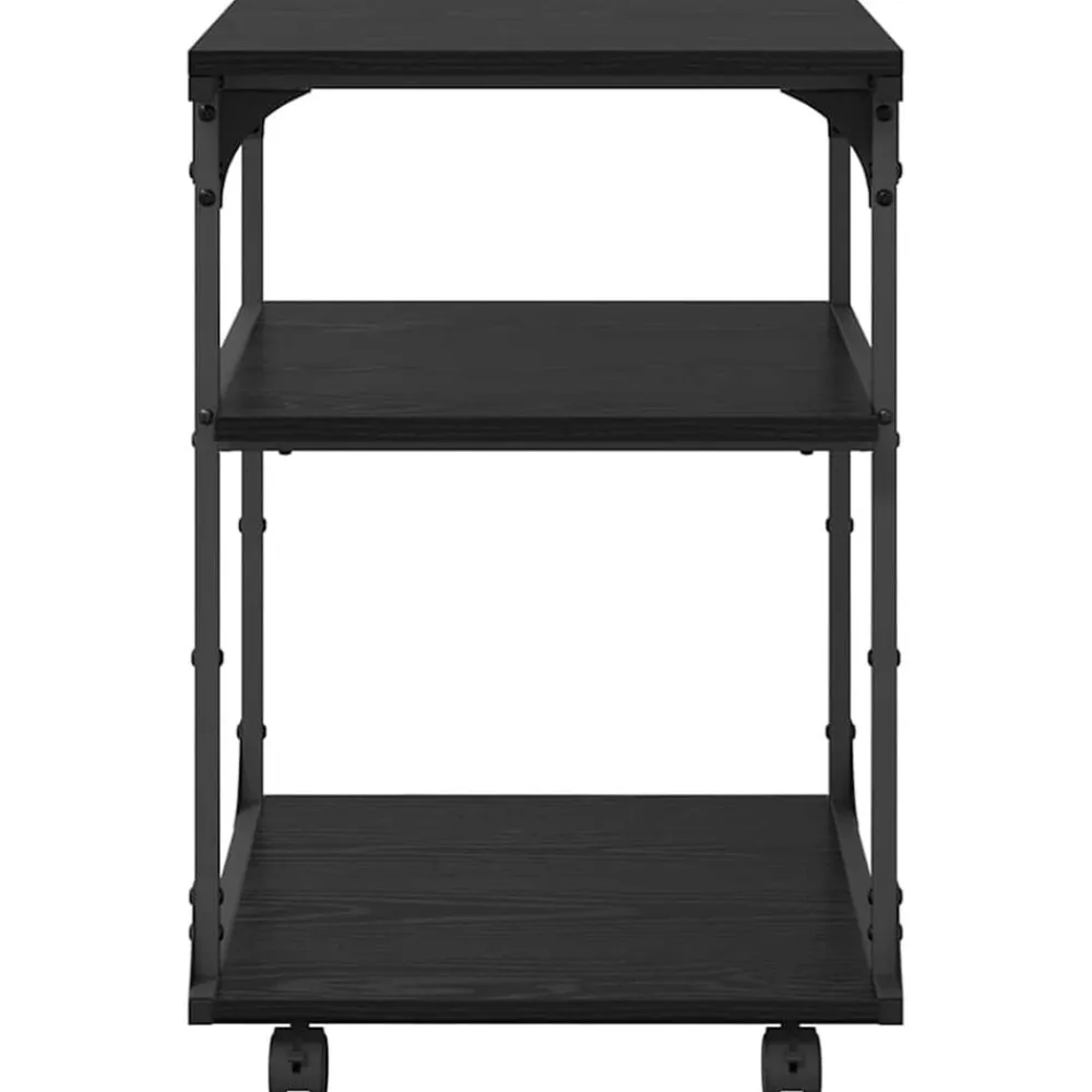 vidaXL Soporte para Impresora 43 x 48 x 64 cm Roble negro Hot