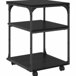 vidaXL Soporte para Impresora 43 x 48 x 64 cm Roble negro Hot
