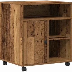 vidaXL Soporte para Impresora 60 x 50 x 67 cm Madera vieja New
