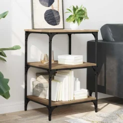 vidaXL Soporte para Impresora Roble artesanal 50 x 41 x 75 cm Roble artisan Clearance