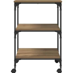 vidaXL Soporte para Impresora Roble artesanal 50 x 41 x 75 cm Roble artisan Clearance