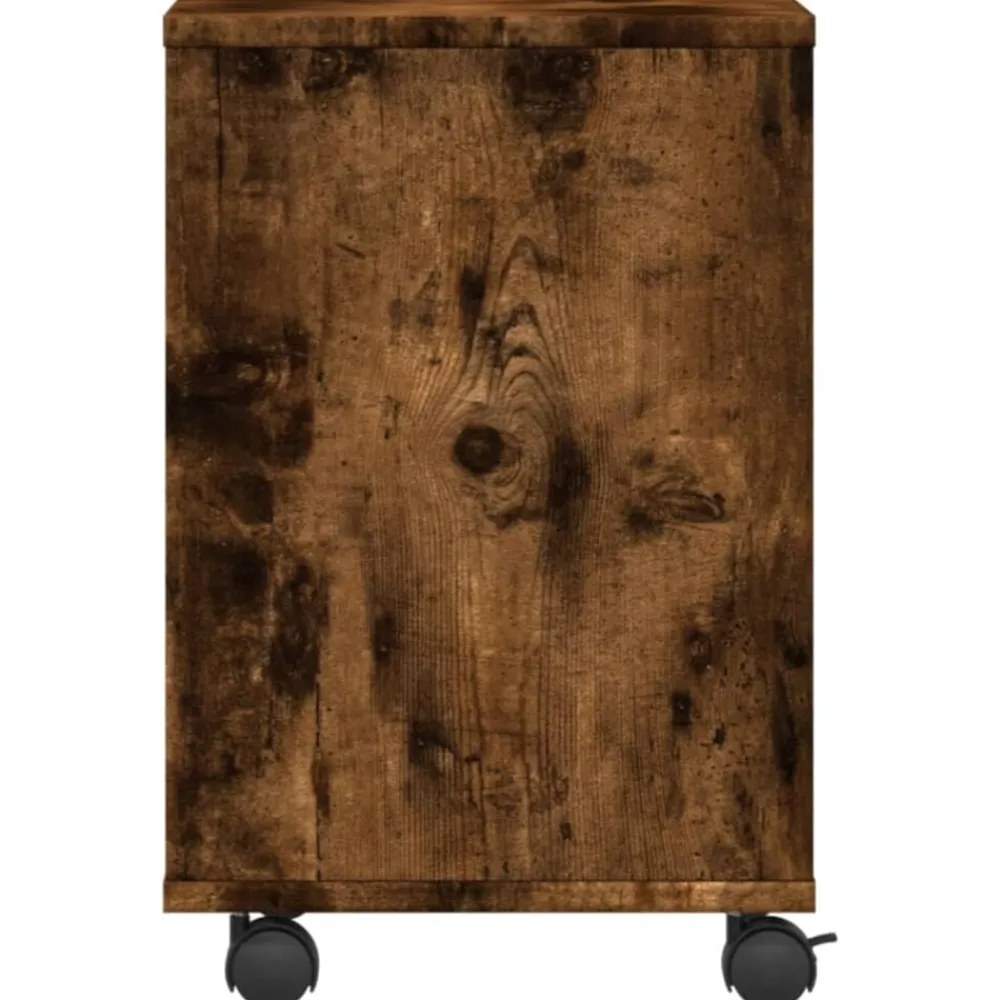 vidaXL Electrónica-Soporte para impresora con ruedas 41x32x48 cm