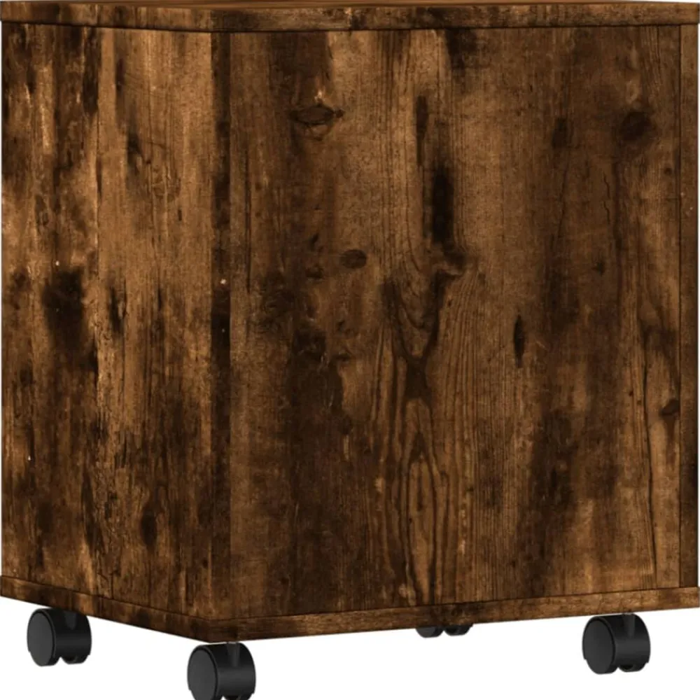 vidaXL Electrónica-Soporte para impresora con ruedas 41x32x48 cm