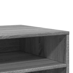 vidaXL Soporte para impresora con ruedas 60x50x67 cm Gris sonoma