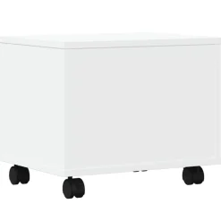 vidaXL Electrónica-Soporte para impresora con ruedas 41x32x34,5 cm