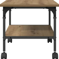 vidaXL Electrónica-Soporte para Impresora Roble artesanal 50 x 40 x 38 cm