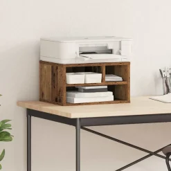vidaXL Electrónica-Soporte para Impresora Madera vieja 40 x 32 x 22,5 cm