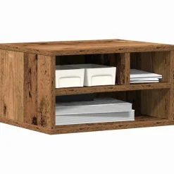 vidaXL Electrónica-Soporte para Impresora Madera vieja 40 x 32 x 22,5 cm