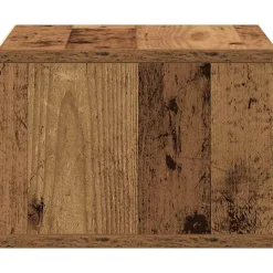 vidaXL Electrónica-Soporte para Impresora Madera vieja 40 x 32 x 22,5 cm
