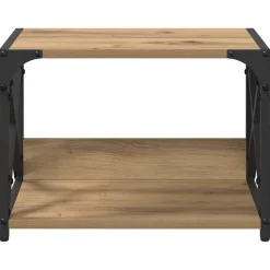 vidaXL Electrónica-Soporte para Impresora Roble artesanal 44 x 26 x 31.5 cm