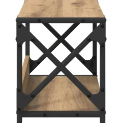 vidaXL Electrónica-Soporte para Impresora Roble artesanal 44 x 26 x 31.5 cm