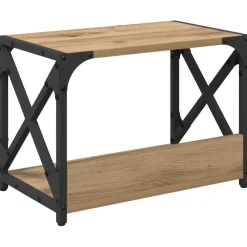 vidaXL Electrónica-Soporte para Impresora Roble artesanal 44 x 26 x 31.5 cm