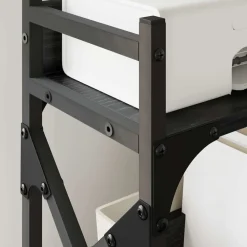 vidaXL Soporte para Impresora 40 x 20 x 40 cm Roble negro Hot