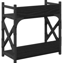 vidaXL Soporte para Impresora 40 x 20 x 40 cm Roble negro Hot