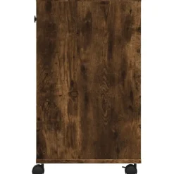 vidaXL Soporte para impresora con ruedas 60x40x68,5 cm Roble ahumado Best