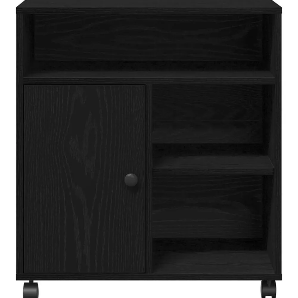 vidaXL Soporte para Impresora 60 x 50 x 67 cm Roble negro New