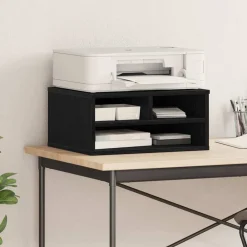 vidaXL Soporte para Impresora 49 x 40 x 22.5 cm Roble negro New