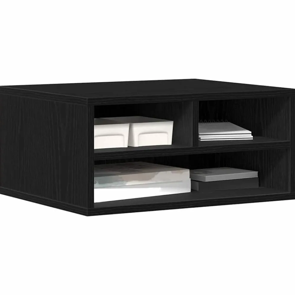 vidaXL Soporte para Impresora 49 x 40 x 22.5 cm Roble negro New