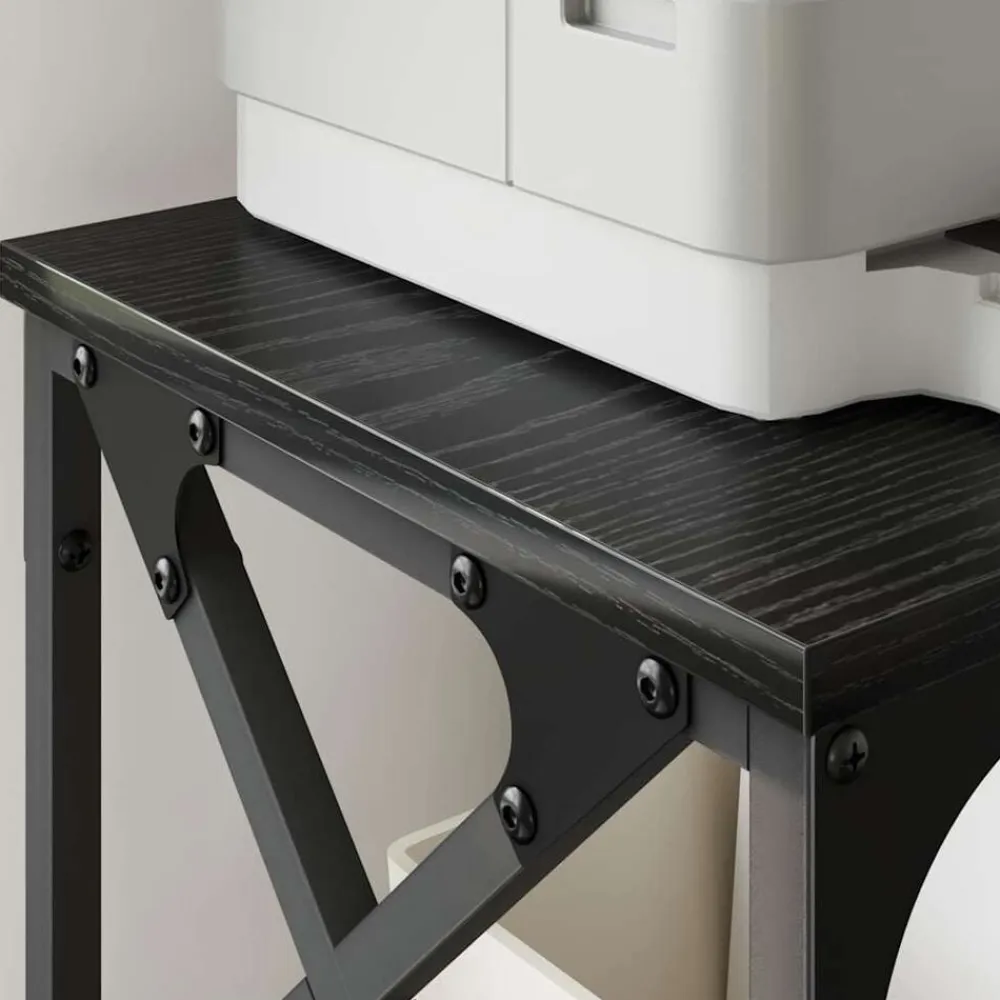 vidaXL Electrónica-Soporte para Impresora Ajustable 40 x 30 x 31 cm