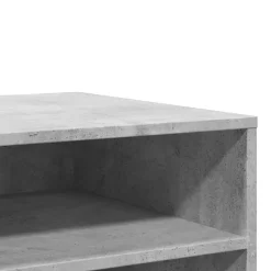 vidaXL Soporte para impresora con ruedas gris hormigón 60x50x67 cm Gris hormigón Online