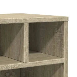 vidaXL Soporte para impresora con ruedas 41x32x34,5 cm Roble Sonoma Online