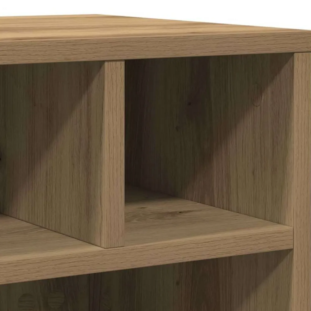 vidaXL Soporte para Impresora Roble artesanal 41 x 32 x 34,5 cm Roble artisan New