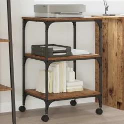 vidaXL Electrónica-Soporte para Impresora 50 x 41 x 75 cm