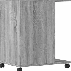 vidaXL Soporte para impresora con ruedas 60x40x68,5 cm Gris sonoma Best