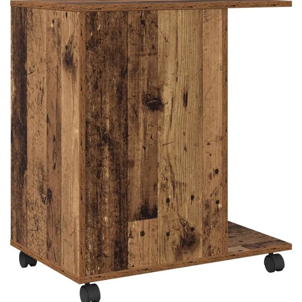 vidaXL Electrónica-Soporte para Impresora con cajón Madera vieja 60 x 40 x 68.5 cm