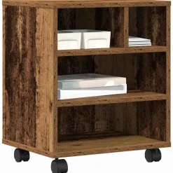 vidaXL Soporte para Impresora 41 x 32 x 48 cm Madera vieja Outlet