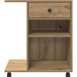 vidaXL Soporte para Impresora Liso Roble Artesanal 60 x 40 x 68.5 cm Roble artisan New