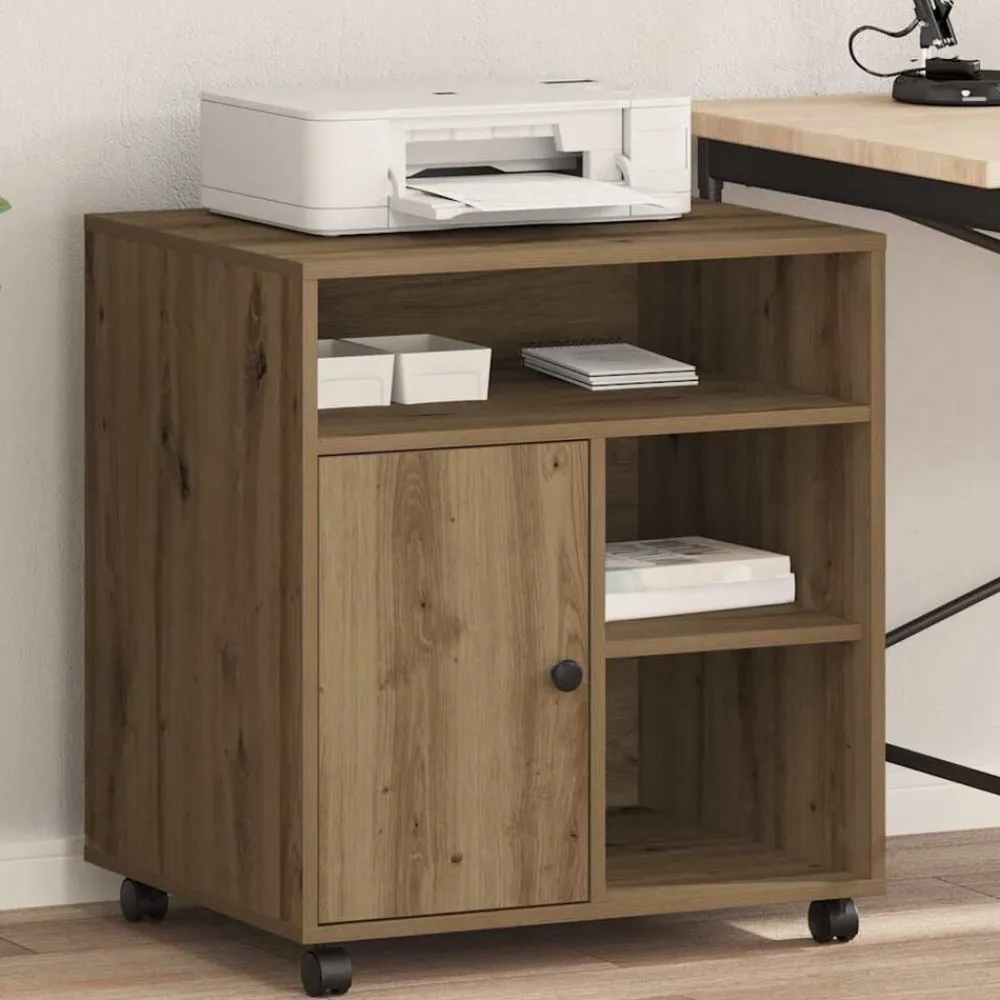 vidaXL Electrónica-Soporte para Impresora 60 x 50 x 67 cm