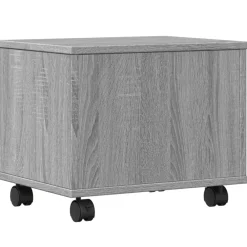 vidaXL Soporte para impresora con ruedas 41x32x34,5 cm Gris sonoma Sale