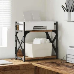 vidaXL Electrónica-Soporte para Impresora 40 x 20 x 40 cm