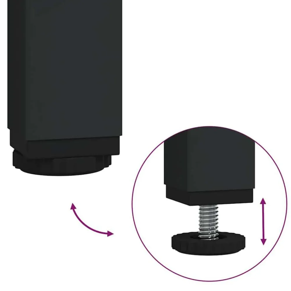 vidaXL Electrónica-Soporte para Impresora 40 x 20 x 40 cm