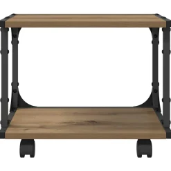 vidaXL Soporte para Impresora Roble artesanal 41 x 28 x 33.5 cm Roble artisan New
