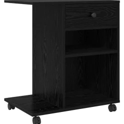 vidaXL Soporte para Impresora con cajón 60 x 40 x 68.5 cm Roble negro New