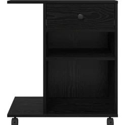 vidaXL Soporte para Impresora con cajón 60 x 40 x 68.5 cm Roble negro New